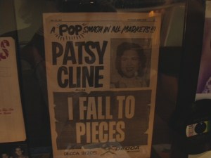 Patsy Cline handbill