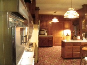 Graceland's kitchen. Home of the Gut Bomb.