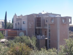 Its age shows, but Arcosanti carries on.